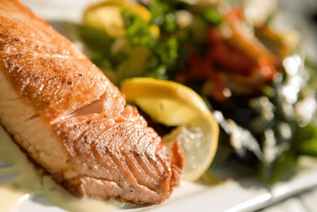 peshk në një dietë proteinike