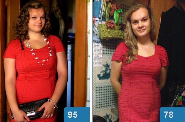 Vajza para dhe pas humbjes së peshës në 4 javë në dietën Maggi